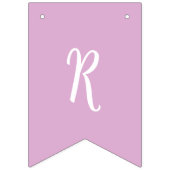 Schattig roze Halloween Verjaardagsfeestje Kitten  Vlaggetjes (Derde vlag)