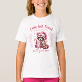 Schattig roze kerst t-shirt (Voorkant)