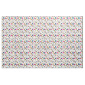 Schattig roze kerstpatroon stof (Yard (91,4 cm))