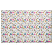 Schattig roze kerstpatroon stof (Fat Quarter)