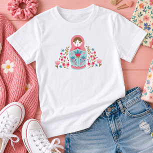 Schattig Roze Meisje T-shirt