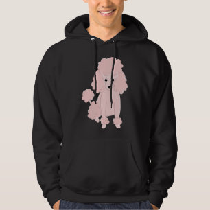 Schattig roze miniatuur poedel hond puppy grappig  hoodie