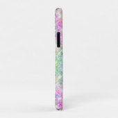 Schattig roze nepschitterende kabouter kerstmonogr Case-Mate iPhone case (Achterkant/rechts)