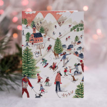 Schattig Roze Noordse Winter Kerstmis
