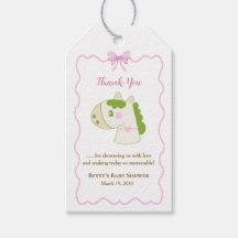 Schattig Roze Paard Aangepaste Meisje Baby Shower 