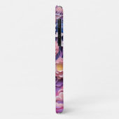 Schattig Roze Paarse Pastel Bloemen Uitsnijdpatroo Case-Mate iPhone Case (Achterkant/links)