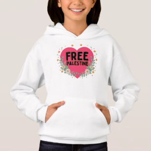 schattig roze Palestina hart grafisch ontwerp