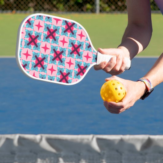 Schattig roze patroon augurk bal peddel gepersonal pickleball paddle (Insitu)