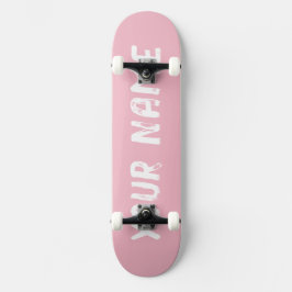 Schattig Roze Persoonlijk Skateboard