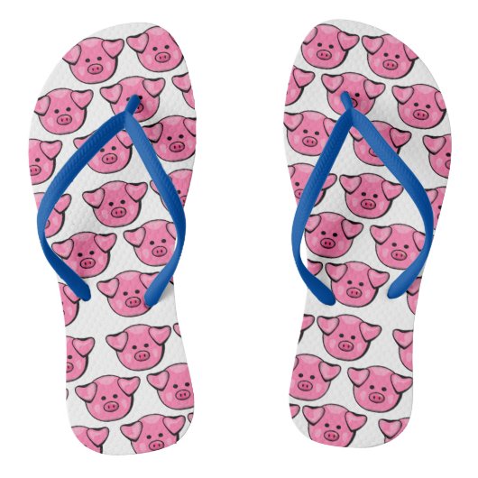 Schattig Roze Piggy Parade Schattigee Teenslippers (Voetbed)