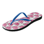 Schattig Roze Piggy Parade Schattigee Teenslippers (Schuin)