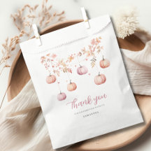 Schattig Roze Pompoen Meisje Baby Shower