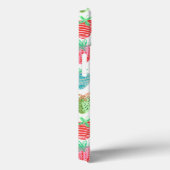 schattig roze & rode aardbei zomer fruit patroon Case-Mate iPhone case (Achterkant / Rechts)