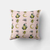 Schattig Roze Slapen Panda Beer Fairy Sierkussen (Achterkant)