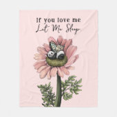 Schattig Roze Slapen Panda Beer Fairy Sierkussen Fleece Deken (Voorkant)