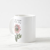 Schattig Roze Slapen Panda Beer Fairy Sierkussen Koffiemok (Voorkant links)