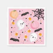 Schattig roze spook Halloween Verjaardagsfeestje M