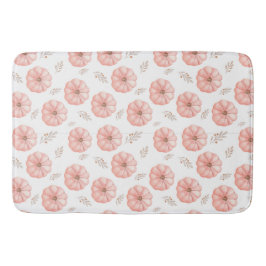 Schattig roze Waterverf pompoen Herfst douchegordi Badmat