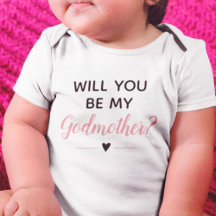 Schattig Roze Zal Jij Mijn Peetmoeder Zijn Voorste