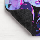 Schattig roze, zwart en wit Koakuma Little Devil Muismat (Hoek)