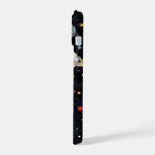 Schattig Ruimte Planeten Patroon iPhone 15 Case (Linkerkant)