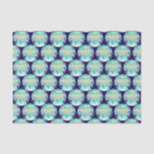 Schattig ruimtedier en Bunny Rabbit Tissuepapier (Voorkant)