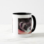 Schattig Sable Ferret Foto Mok (Voorkant rechts)