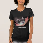Schattig Sable Ferret Foto T-shirt (Voorkant)