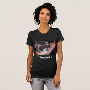 Schattig Sable Ferret Foto T-shirt