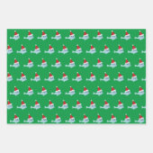 Schattig Santa Seal Inpakpapier Vel (Voorkant)