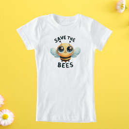 Schattig Save the Bees T-Shirt voor kinderen
