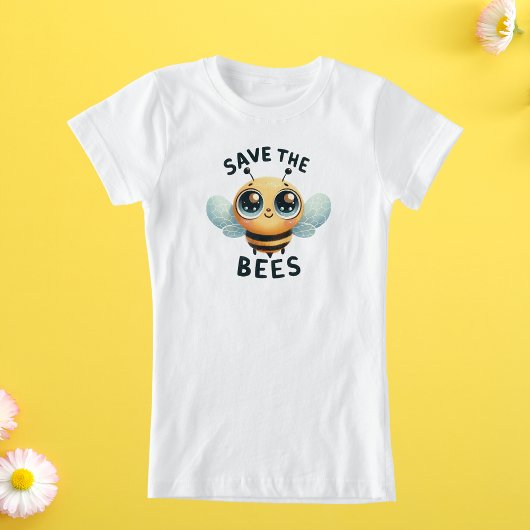 Schattig Save the Bees T-Shirt voor kinderen