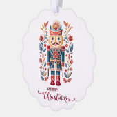 schattig Scandinavisch Kerstmis Ornament Kaart (Links)