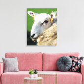 SCHATTIG SCHAAP CANVAS AFDRUK (Insitu (Woonkamer))