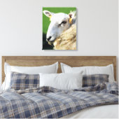 SCHATTIG SCHAAP CANVAS AFDRUK (Insitu (Slaapkamer))