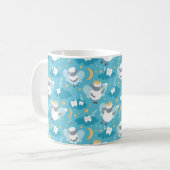 Schattig Schaap Tand Fairy Tandarts Hygiënist Koffiemok (Voorkant links)