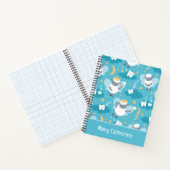 Schattig Schaap Tand Fairy Tandarts Hygiënist Notitieboek (Binnen)