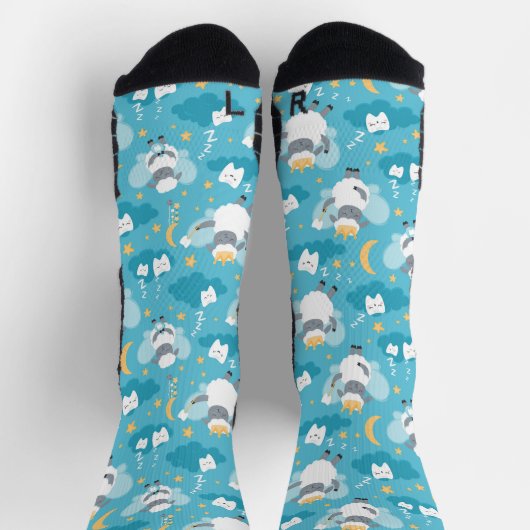 Schattig Schaap Tand Fairy Tandarts Hygiënist Sokken (Top)