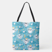 Schattig Schaap Tand Fairy Tandarts Hygiënist Tote Bag (Achterkant)