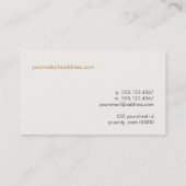 Schattig Schaap Tekening Kind Visitekaartje (Achterkant)