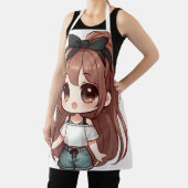 Schattig schattig Cartoon meisje Schort (Insitu)