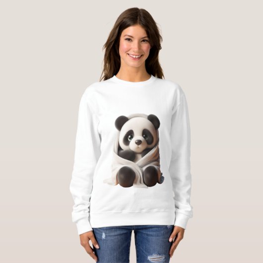 Schattig schattig dier Basic Sweatshirt (Voorkant volledig)