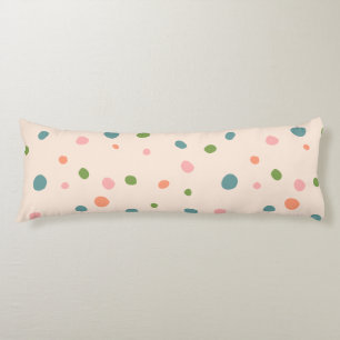 Schattig schattig patroon poka stipt roze modern g lichaamskussen