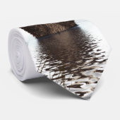 Schattig Schattig pluizig otter dier Stropdas (Opgerold)