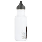 Schattig Schattig pluizig otter dier Waterfles (Links)