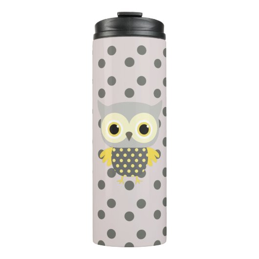 Schattig schattig stip boomkwekerij kinder jongen thermosbeker (Voorkant)