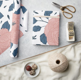 Schattig schattig Vrijgezellenfeest met roze en ju Cadeaupapier