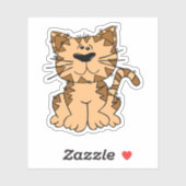 Schattig Schattige kattenontwerp Sticker (Vel)