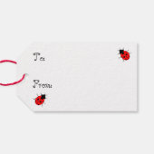 Schattig Schattigee individuele product cadeau Lab Cadeaulabel (Achterkant Horizontaal)