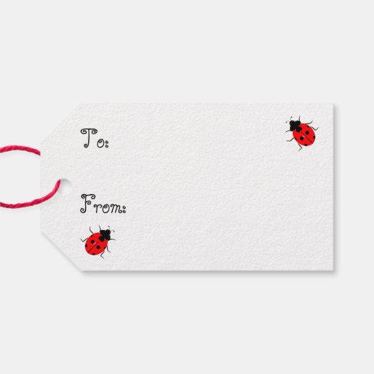 Schattig Schattigee individuele product cadeau Lab Cadeaulabel (Achterkant Horizontaal)